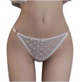 thumbnail image 2 of HUPOM Black Panties For Women Panties For Women High Waist Casual Belt Drop Waist White One Size, 2 of 6