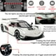 thumbnail image 4 of Coche de juguete Therina Koenigsegg Jesko 1/24 de aleación blanca con sonido, 4 of 6