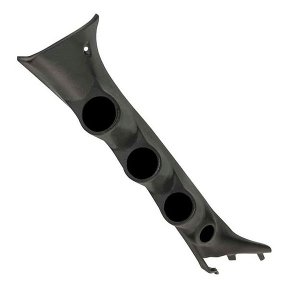 GlowShift | Black Triple Gauge Pillar Pod with Speaker Cutout for 2009-2014 Ford F-150 EcoBoost