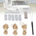 thumbnail image 1 of Kit De Restricción De Reparación De Cortinas Plisadas Para Vehículos Recreativos, Kit De Restricción De Cortinas Para Ventanas De Vehículos Recreativos, Cable De Nailon De 6, 1 of 7
