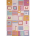 thumbnail image 2 of SAFAVIEH Kids Jennica Geometric Boxes Area Rug, Pink/Multi, 5' x 8', 2 of 6