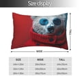 thumbnail image 2 of KLL Stylish Polar Bear Sunglasses Pillow Covers Envelope Closure,Super Soft and Cozy Fuzzy Fleece Pillow Case Cover, 2 of 5
