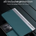 thumbnail image 4 of Thin Slim Flip Case for Oppo Reno 8 with Stand, Business PU Leather Shockproof Protective Phone Cover Case for Oppo Reno8 CX Silver, 4 of 11