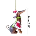 thumbnail image 4 of Acrylic Dachshund Flat Hanging Ornament Decoration For Wall Window Or Picture Frame, 4 of 8