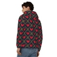 thumbnail image 4 of Naloa Red Rooster Men’s Hoodies, Zip up Hoodie, Sweatshirts,Hoodies for Men Sizes S-3XL-Medium, 4 of 5