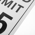 thumbnail image 6 of UEETEK Caution Road Sign Metal White Speed Symbol for Traffic Safety and Warning, 6 of 6