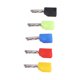 thumbnail image 5 of 50 pares de conectores Banana de 4mm, Material duradero hueco, accesorios de prueba eléctrica de buena transmisión, 5 of 9