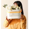 thumbnail image 4 of Plastic Shower Caddy Basket with Handle, Portable Bathroom Storage Organizers Cleaning Caddy for Kitchen, College Dorm - Yellow, 4 of 8