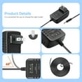 thumbnail image 3 of Aprelco AC Wall Charger adapter Compatible with Visual Land Tablet Prestige Pro 7D ME-107-D, 3 of 5