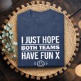 thumbnail image 3 of Jollimate I Just Hope Both Teams Have Fun Shirt, Funny Sports Men Graphic Tee, Cool Retro Smiley T-Shirt, 3 of 6