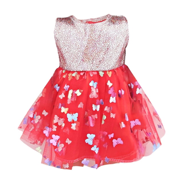 MERIGLARE Robe de Poupée 18 Pouces Accessoires pour Poupée Vêtements de Poupée Mode pour Poupées de 43 cm Cadeau Rouge