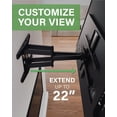 thumbnail image 3 of SANUS Premium Full Motion TV Mount for 42"-90" TVs - Sturdy & Smooth Extension, Swivel and Tilt for Big TVs - Universal Design Fits Samsung, LG, Vizio, TCL & More - Easy Installation -OLF22, 3 of 8