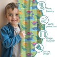 thumbnail image 3 of Blackout Kids Curtains,Green Dinosaurs Ponds Pattern Childrens Insulated Curtains Set Of 2,Bedroom Essentials,Toddler Room Decor 52"x63", 3 of 5