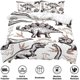 thumbnail image 2 of Juego de 3 fundas nórdicas de dinosaurios para niños, juego de cama individual con estampado de animales en 3D, funda de edredón para niño con cierre de cremallera, suave edredón infantil., 2 of 5