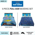 thumbnail image 2 of Franco Kids Bedding Baby Shark Full Comforter & Sheets 5 Piece Set, 2 of 5
