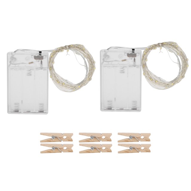 Christmas Light StringHanging String LightWedding Party For Hanging Photo Decoration ANGGREK Otros
