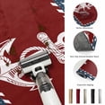 thumbnail image 5 of Area Rugs 2.7'x5', Nautical Anchor Carpet Runner Indoor Outdoor Rugs Home Decor Aesthetic, Red Navy Blue Coastal Stars Ocean Non Slip Mats Washable Accent Rug for Living Room Bedroom, 5 of 8