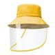 thumbnail image 4 of Sombrero , sombrero de protección anti-escupitajo Sombrero de protección facial de seguridad Sombrero prueba de polvo Amarillo Salvador Sombrero reversible, 4 of 5