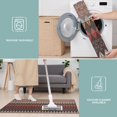 thumbnail image 6 of Brown Boho Geometric Triangles and Rhombuses Pattern Kitchen Rugs Sets Of 3,Kitchen Runner Rugs Non Skid Washable,Decorative Kitchen Floor Mats for Kitchen,Sink,Laundry,17"x30"+ 17"x47" + 17"x59", 6 of 6