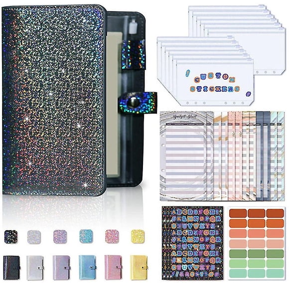 A6 Money Organizer For A6 Cash Budget Binde Budget Planner Binder With Zipper Envelopes Cash Envelo