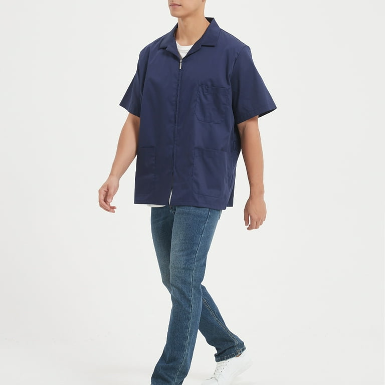 Short sleeve utility jacket sale