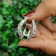 thumbnail image 3 of Customizable Pink Tourmaline and White Diamond Aggie Ring Guard- Collage Ring Wrap- Wedding Ring Jacket, 3 of 7
