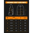 thumbnail image 7 of Heated Jacket for Women, Women's Heated Jacket, 12V 20000mAh Battery, Heated Cuffs, Heated Winter Coat, Electric Heating Jacket, Lightweight White S, 7 of 7