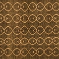 thumbnail image 1 of Ahgly Company Indoor Square Abstract Orange Modern Area Rugs, 3' Square, 1 of 4