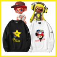 thumbnail image 2 of Sudadera con capucha de Anime Splatoon 3 para hombre y mujer, jersey de manga larga con cuello redondo, chándal informal, ropa Y2K, 2 of 5