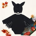 thumbnail image 4 of Jkety Baby Halloween Clothes Outfits Toddler Baby Boy Girl Halloween Bat wings Outfits Kids Bat Hoodie Pants Set White,18-24 Months, 4 of 7