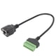thumbnail image 4 of Conector Hembra RJ45 A Cable De 8 Pines, Adaptador De Terminal Sin Soldadura De Conexión Confiable Para Cable UTP Para Cable UTP Cat5, Cat6 Y Cat7, 4 of 7
