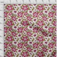 thumbnail image 4 of oneOone Polyester Lycra Light Gray Fabric Florals Fabric For Sewing Printed Craft Fabric By The Yard 56 Inch Wide, 4 of 6