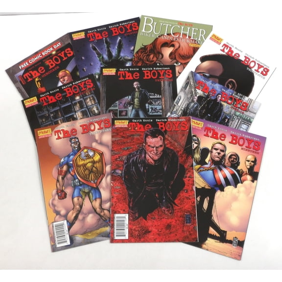 The Boys Value Bundle 10-Pack of Comic Books by Garth Ennis