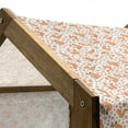 thumbnail image 5 of Animal Pet House, Squirrels with Colorful Flowers Summer Season Woodland Flora and Fauna, Outdoor & Indoor Portable Dog Kennel with Pillow and Cover, 5 Sizes, Pale Orange Pale Blue, by Ambesonne, 5 of 5