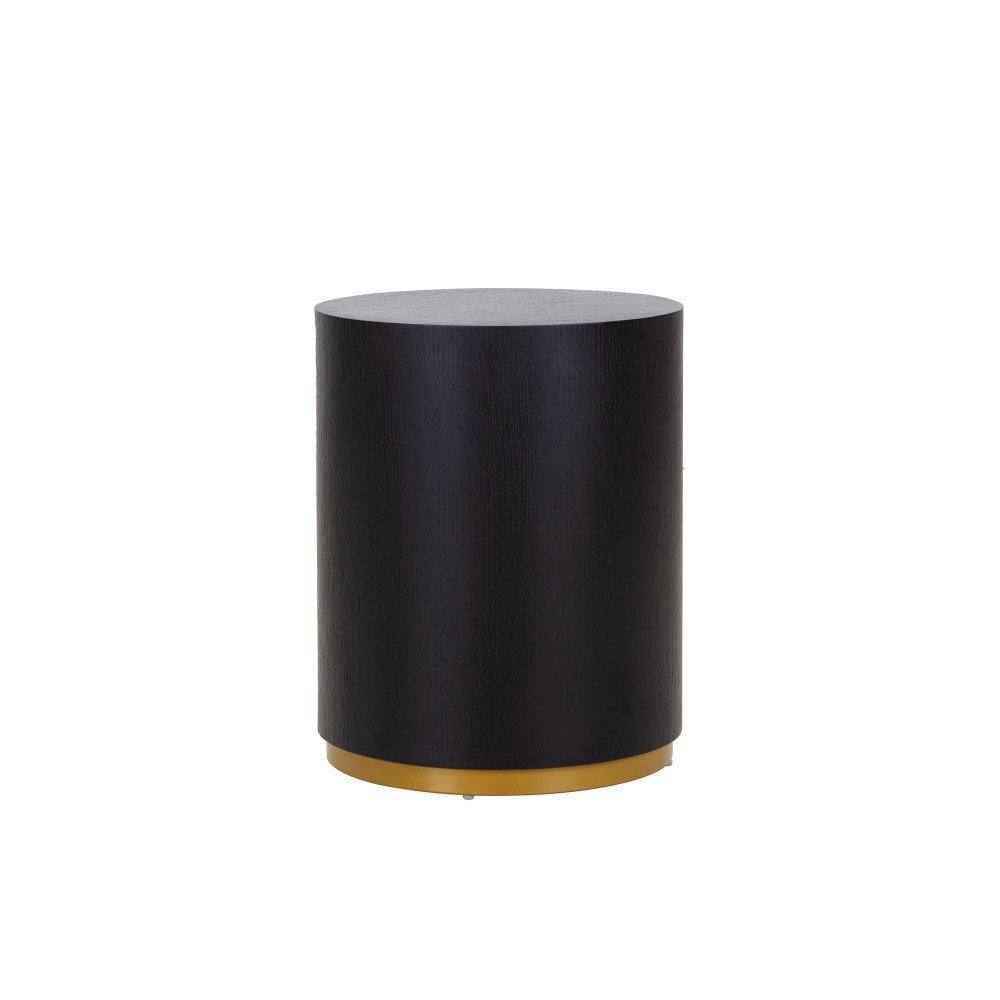 Tcbosik 16" Round Side Table Wooden End Desk for Living Room, Fully