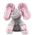 thumbnail image 1 of Elefante de peluche con hoyuelos y orejas en movimiento, 1 of 9