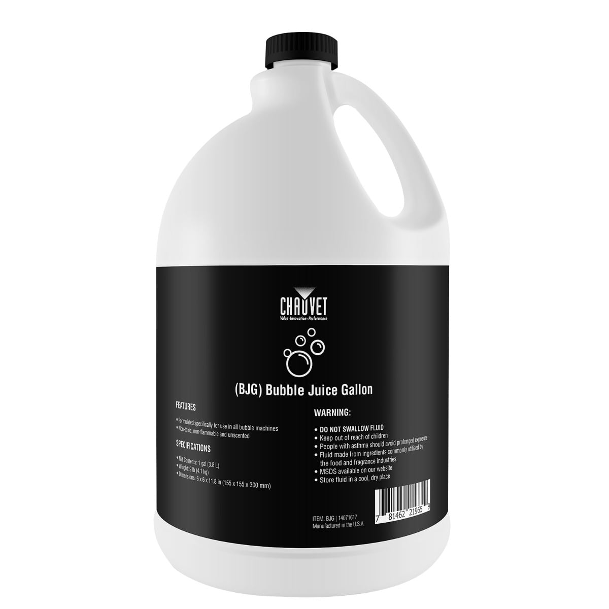 Chauvet DJ Hurricane Bubble Haze LT Multi-Purpose Atmospheric Haze & Bubble Machine with Fluid Package
