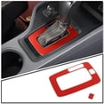 thumbnail image 2 of For Ranger 2015-2018 Aluminum Alloy Car Center Console Gear Shift Panel Cover Trim Frame Sticker Accessories, Red, 2 of 5
