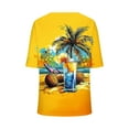 thumbnail image 5 of Womens Summer Tops 2025 V Neck Short Sleeve Shirts Trendy Dressy Casual Vacation Outfits Printed, Limited Time Clearance Under 10 Dollars SA-512, 5 of 6