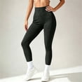 thumbnail image 3 of Atkumj Yoga Pants Women Fashion Contour Stitching High Waist Long Leggings Casual Solid Color Gym Leggings for Women L, 3 of 8