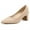 Apricot, variant on PENNYSUE Women's Pointed Toe Pumps 2 Inch Chunky Block Low Heels apricot Dressy Shoes Slip On Pump Size 11M