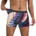 thumbnail image 2 of Salouo Dragon Print Men's Boxer Briefs,Breathable Underwear Elastic Waistband Briefs for Men -Large, 2 of 8