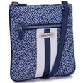 thumbnail image 2 of Bandolera Nautica Lakeside Signature Jaquard Indigo para mujer, 2 of 6