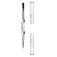 thumbnail image 1 of Double Ended Gel Nail Brush, Fine & Flat Head, For UV/LED Gel Polish Application, 1 of 8