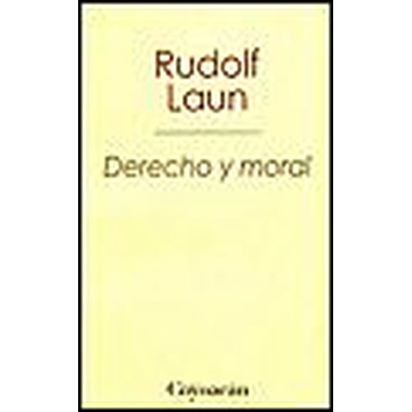 DERECHO Y MORAL EDICIONES COYOACAN RODOLF LAUN