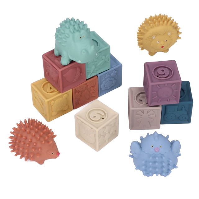 Bloques de construcción de apilamiento suave, bloques de construcción de apilamiento suave, juguetes de bloques blandos, bloques blandos altamente versátiles