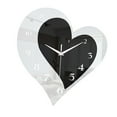 thumbnail image 3 of Tongina Acrylic Heart Shaped Wall Clock Decorative Wall Art Modern 30x27cm Wall Decoration Silent Non Ticking for Kitchen Lightweight, 3 of 8