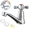 thumbnail image 1 of Fregadero de grifo frío simple moderno, grifo de cascada, accesorios grifo de acabado cromado, grifo de lavabo para lavabo de baño de casa lavabo de cocina con filtro Namotu MZQ-1062-2, 1 of 6