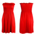thumbnail image 2 of Robe Courte Sans Bretelles de Plage pour Femmes, 2 of 5