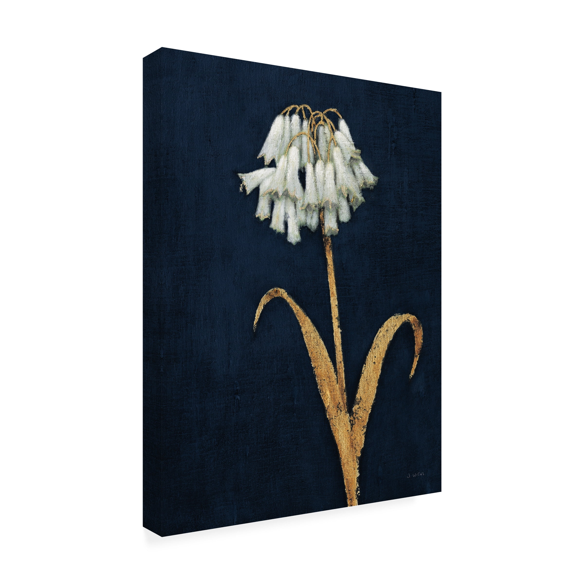 Trademark Fine Art James Wiens Shimmering Summer II Indigo Crop Canvas Wall Art - 18x24